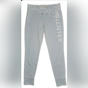 Hollister Los Angeles Spellout Sweatpants Blue Joggers Size M